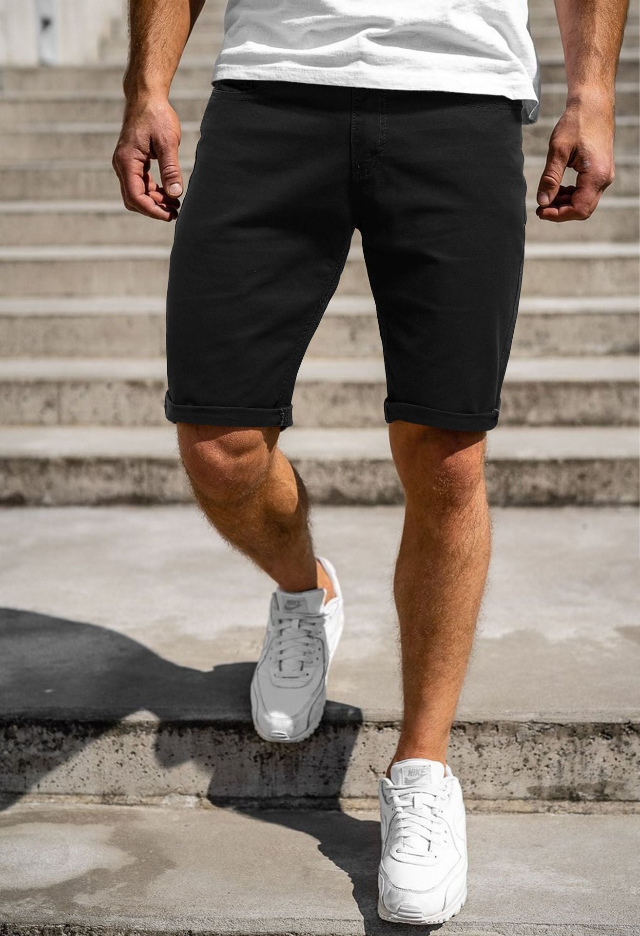 New Style Denim Shorts Five-Point Pants Casual Plus Size Shorts - WAlMYe #