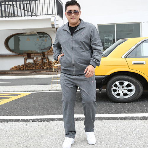 Tracksuit Men Set Autumn Clothes Plus Size Jacket Sport - WAlMYe #