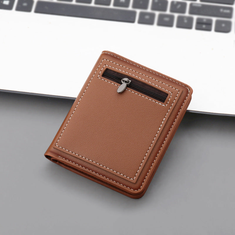 Fashion Personality Vertical Zippered Wallet For Men - WAlMYe #