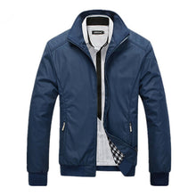 Load image into Gallery viewer, Large Size Stand Collar Men&#39;s Casual Jacket
