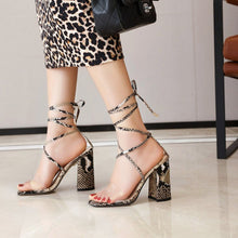 Load image into Gallery viewer, Strappy Heel Sandals
