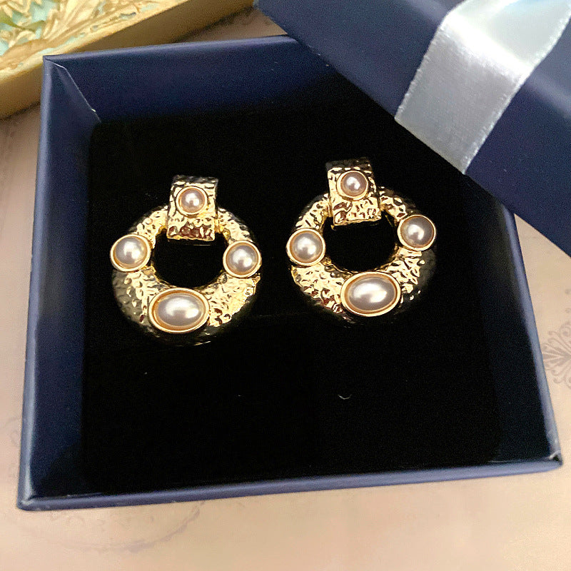 Retro exaggerated geometric earrings - WAlMYe #