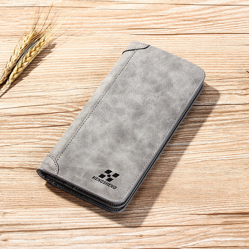 Long Men's Wallet Retro Casual Wallet - WAlMYe #
