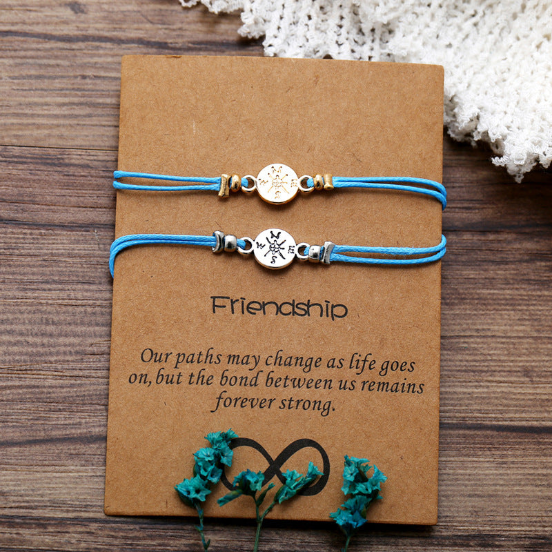 Couple Cardboard Gift Bracelet Set - WAlMYe #