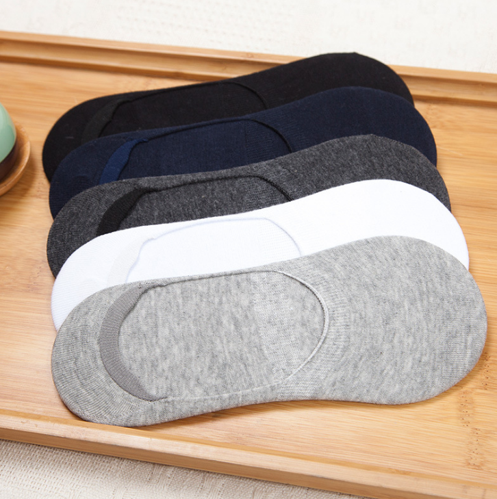 Low-back boat socks Thin section shallow mouth invisible socks spring and summer sports men's cotton socks - WAlMYe #