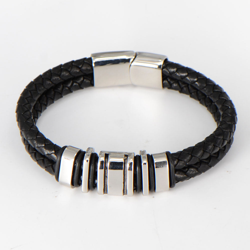 Korean leather bracelet bracelet - WAlMYe #