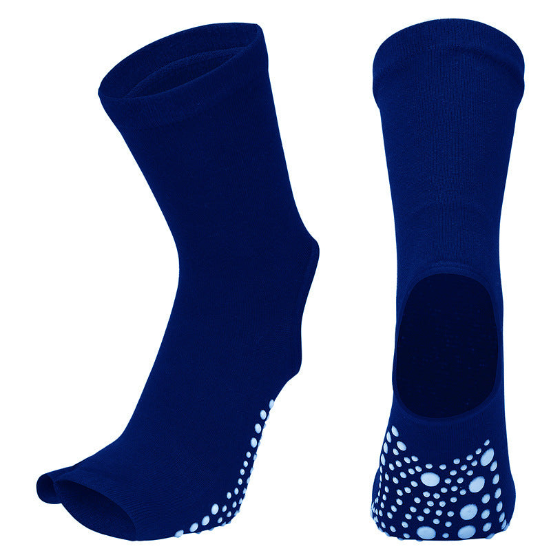Women's Mid Tube Yoga Socks Half Finger And Split Finger - WAlMYe #
