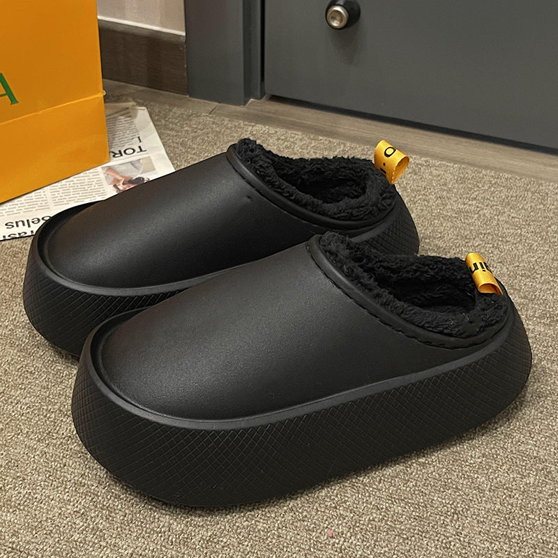 Cotton Slippers Female Winter Home Outside Wear - WAlMYe #