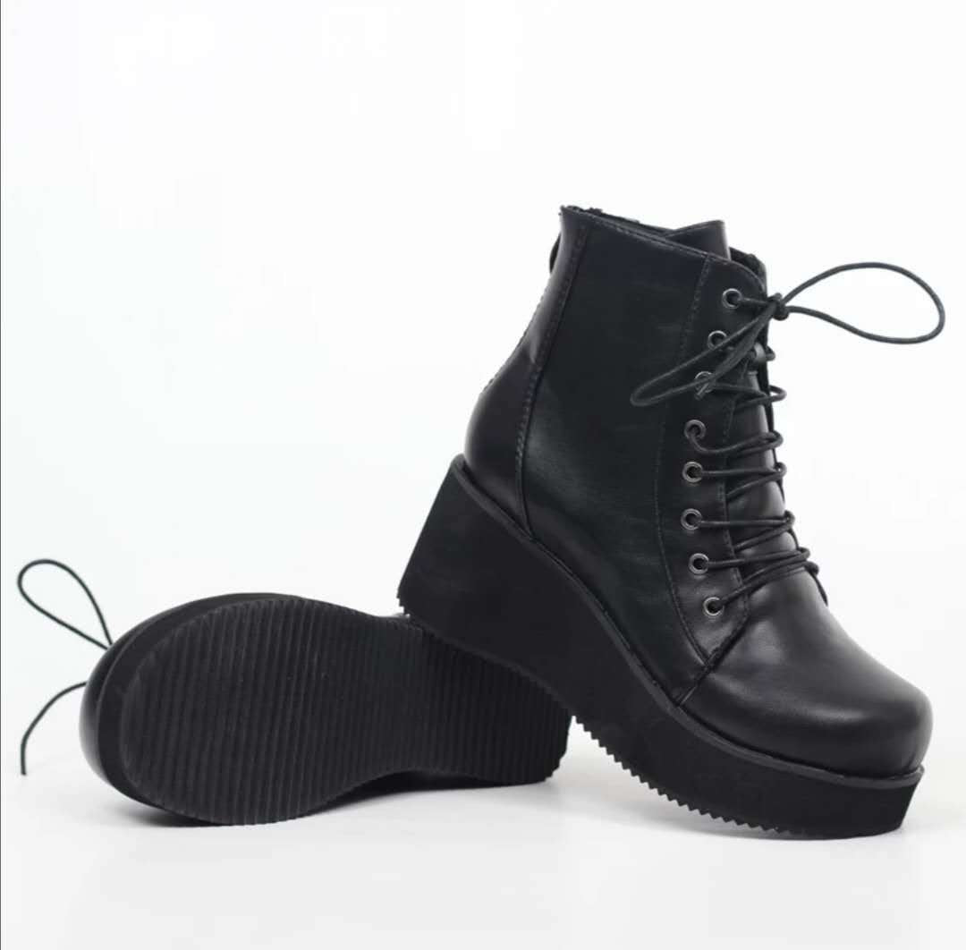 Women's casual shoes with high buckle - WAlMYe #