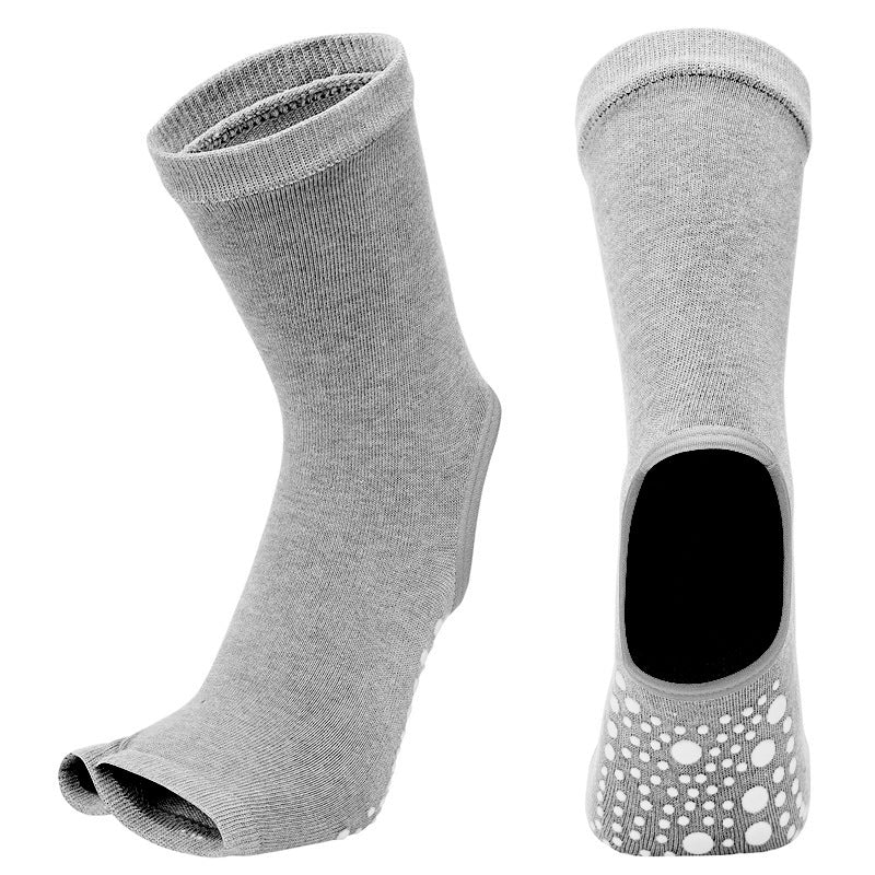 Women's Mid Tube Yoga Socks Half Finger And Split Finger - WAlMYe #