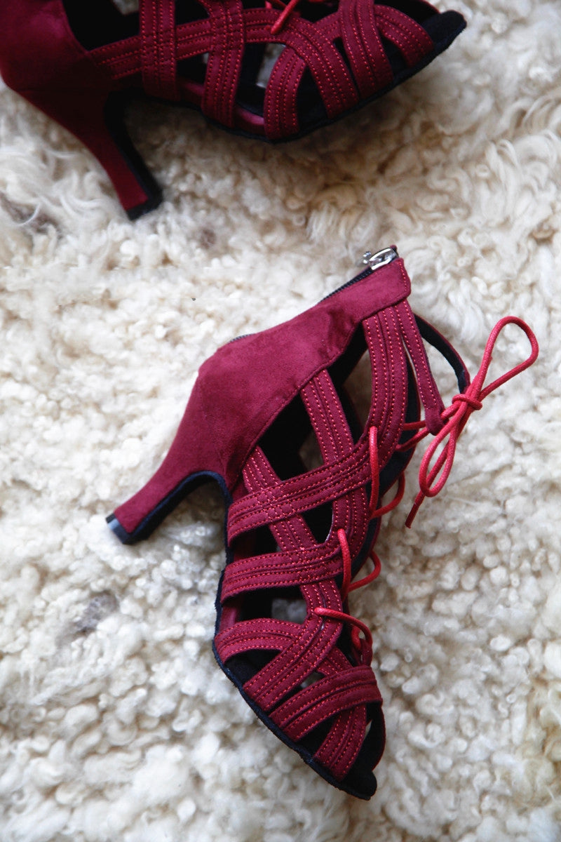 Latin  Shoes Women Custom Kizomba Soft Bottom Thickening - WAlMYe #