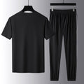 Ice Silk Plus Fat Large Size Breathable Trend Sports And Leisure Suit - WAlMYe #