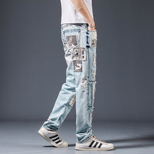Load image into Gallery viewer, Denim Trousers Men Do Old Patches
