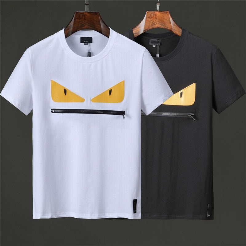 Men and women couple short-sleeved T-shirt - WAlMYe #