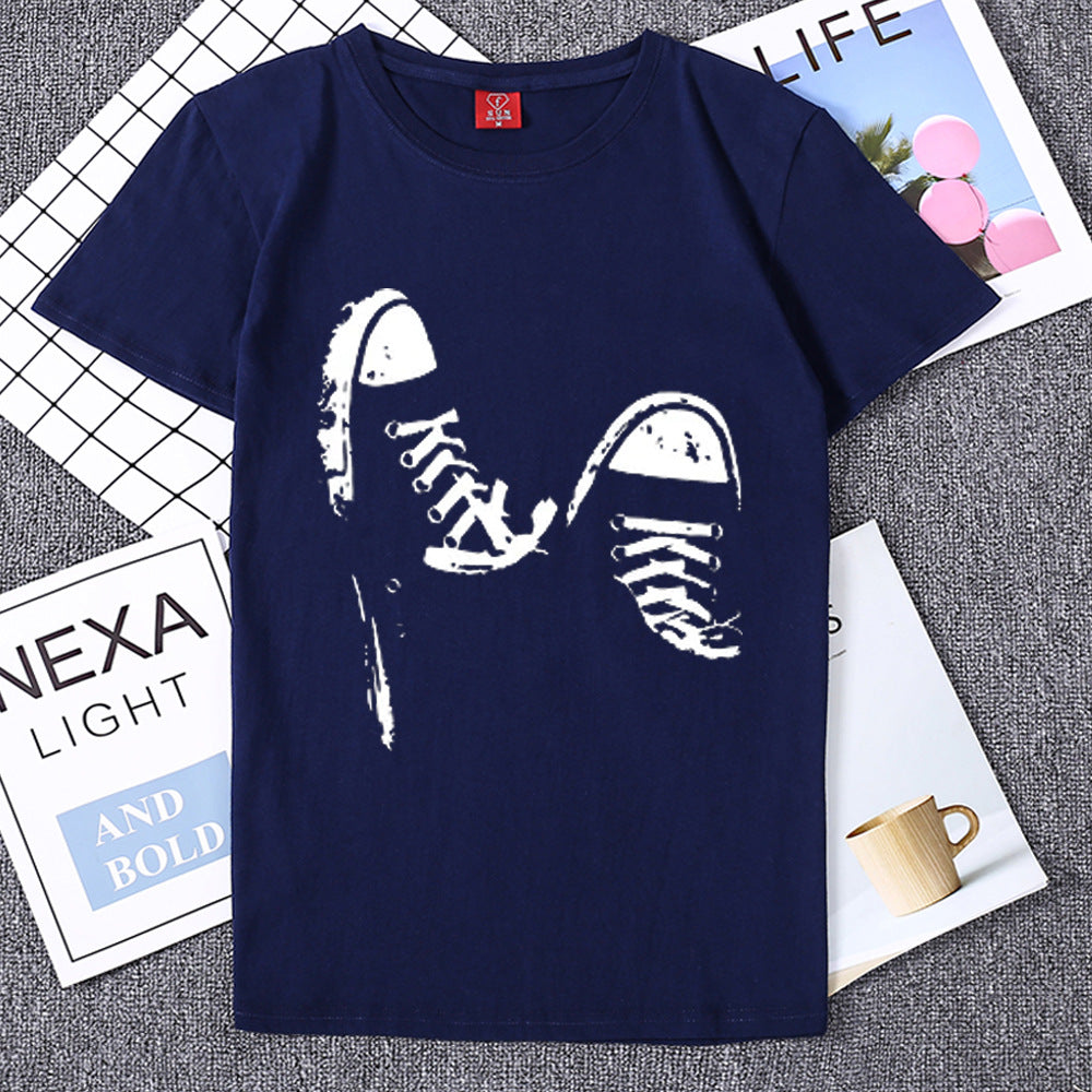 Casual short-sleeved skate T-shirt - WAlMYe #
