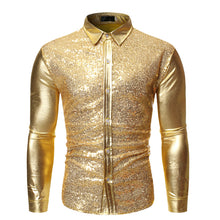 Load image into Gallery viewer, Youth cool sequin bronzing dance clothes
