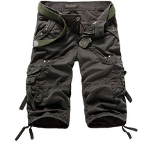 Load image into Gallery viewer, Workwear Shorts Multi-pocket Pants
