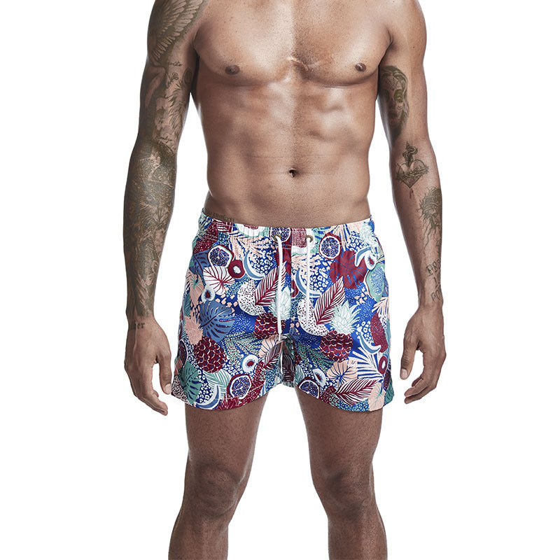 Printed Men's Beach Pants Slim Slim Sports Quick-drying Shorts - WAlMYe #