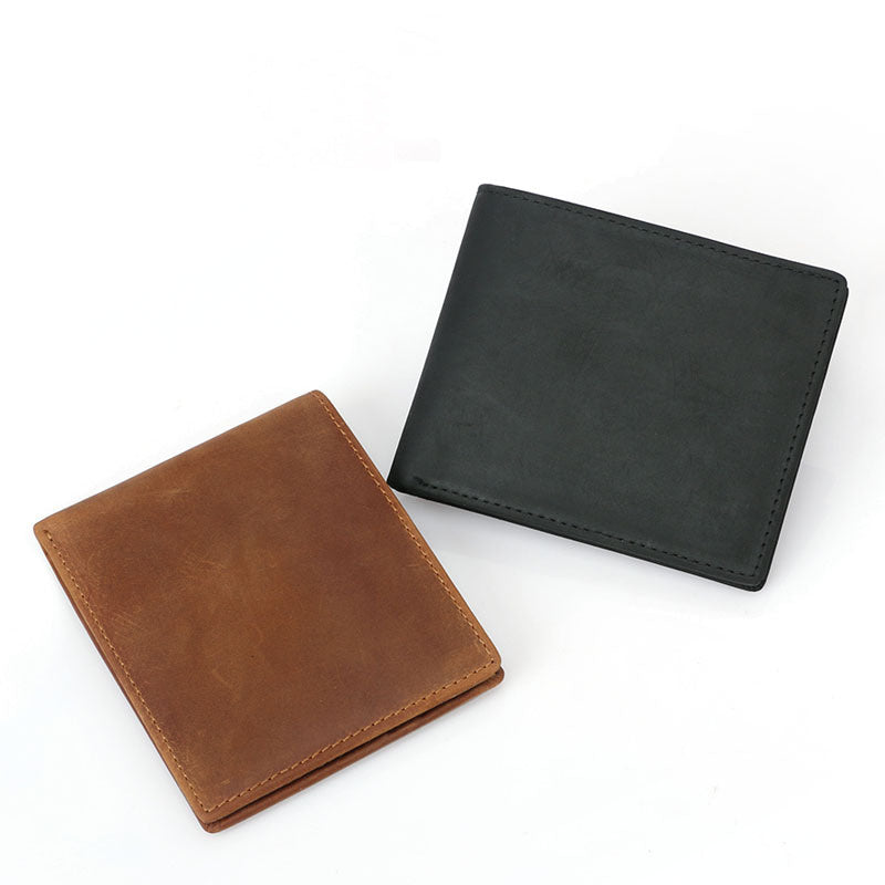Men's Wallet Made Of Crazy Horse Leather - WAlMYe #