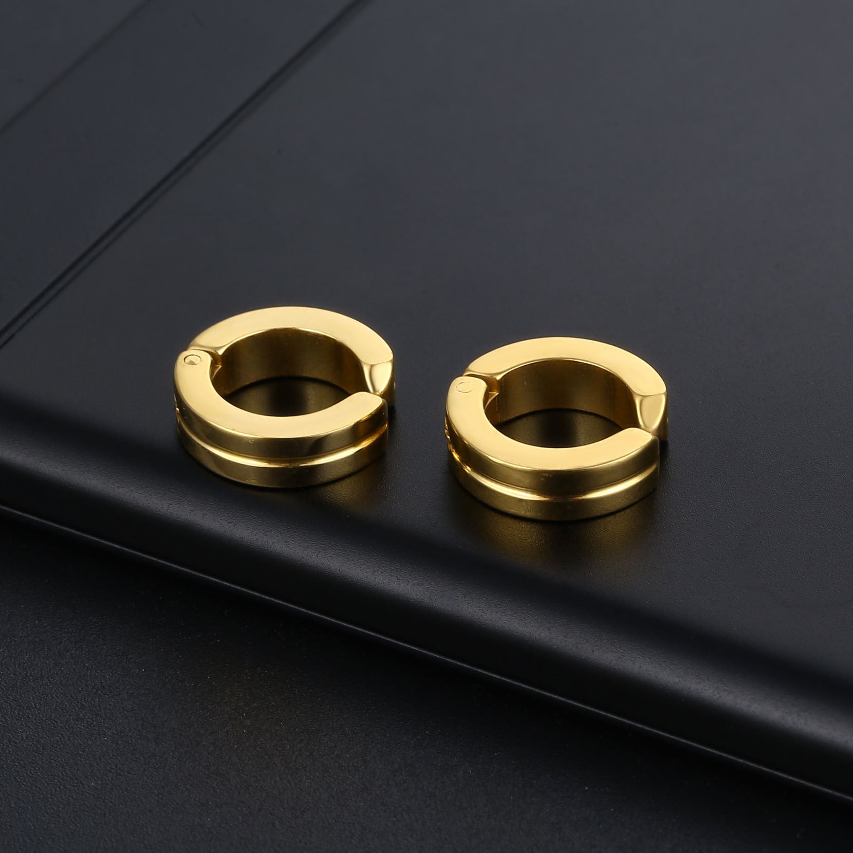 Titanium Steel Earrings Are Cool And Simple - WAlMYe #