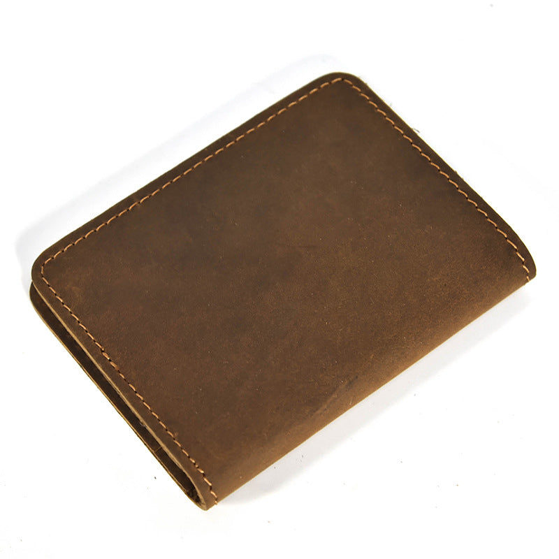 Men's Fashion Retro Leather Wallet Vertical - WAlMYe #