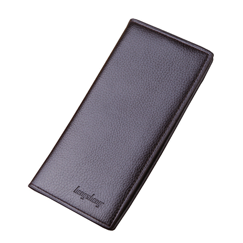Men's Wallet Men Multi-card Lychee Pattern - WAlMYe #