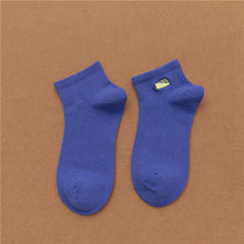 Load image into Gallery viewer, Female candy color boat socks
