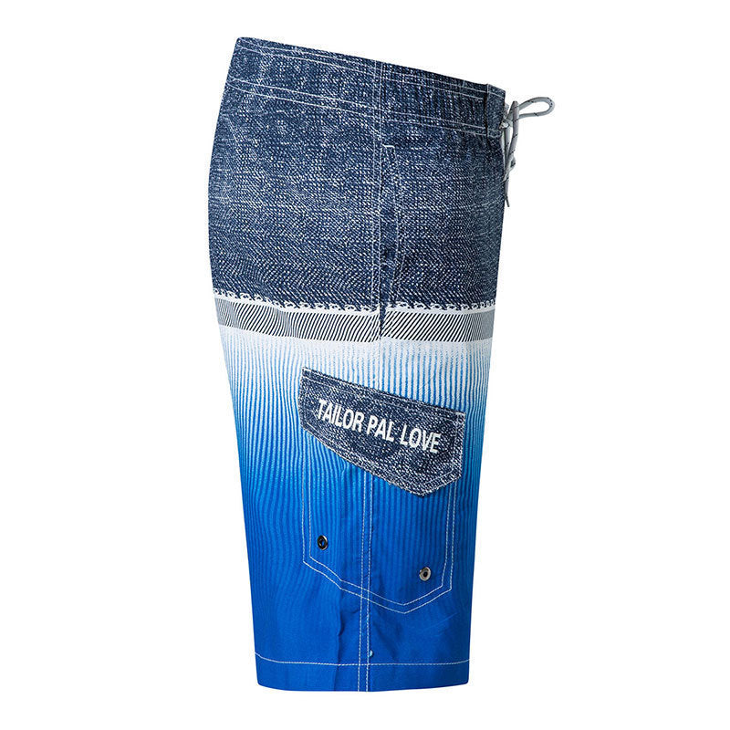 Men's Summer Casual Pants Loose Fashion Personality Male Five-point Pants Youth Straight Shorts - WAlMYe #