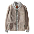 Plush Hoodie Men's Cardigan Thickened Long-sleeved Couple Loose Coat - WALMYE #