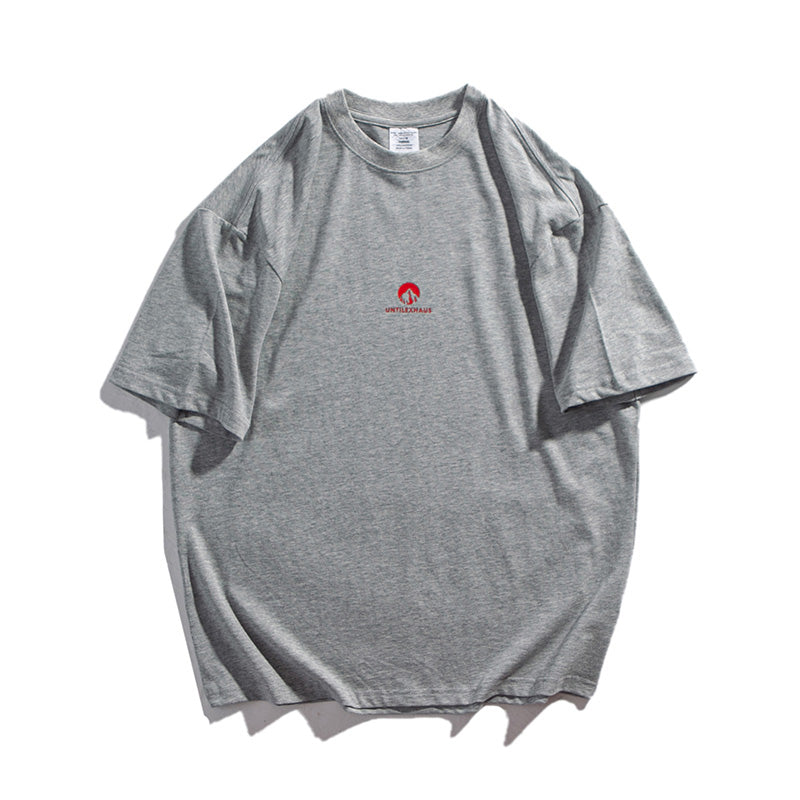 Printed Short-sleeved T-shirt Men's Bottoming Shirt Pure Cotton Loose Half Sleeves - WAlMYe #