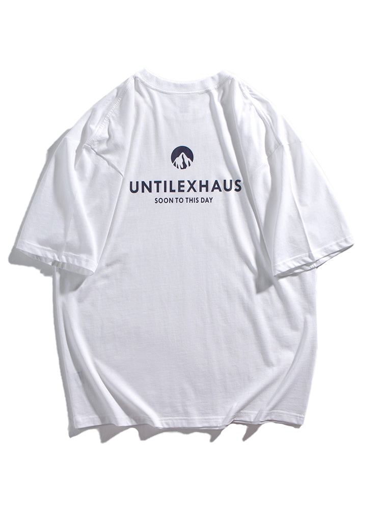 Printed Short-sleeved T-shirt Men's Bottoming Shirt Pure Cotton Loose Half Sleeves - WAlMYe #