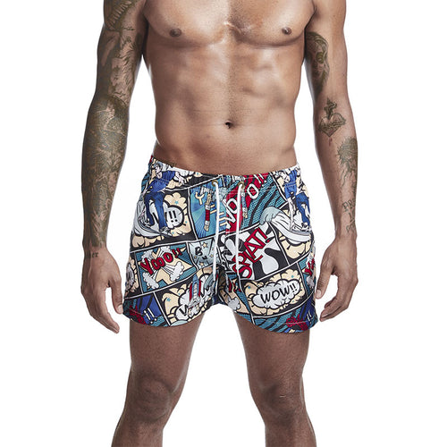 Men's Beach Shorts – Quick-Dry Printed Slim | WALMYE
