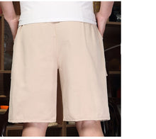 Load image into Gallery viewer, Thin Middle-aged Men&#39;s Cotton Beach Five-point Pants
