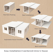 Load image into Gallery viewer, Customizable homes prefab tiny house Movable Prefabricated
