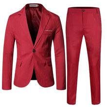 Load image into Gallery viewer, Men&#39;s Business Slim Small Suit Jacket Suit
