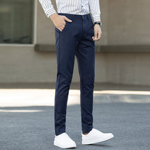 Load image into Gallery viewer, Korean Style Slim Men&#39;s Mid-waist Trousers
