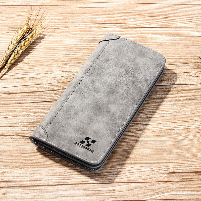 Fashionable Long Men's Wallet Retro Casual - WAlMYe #