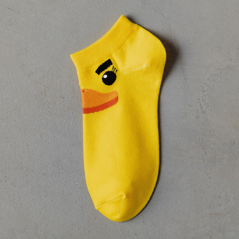 Socks Girls Cotton Boat Socks Shallow Mouth Spring Summer Autumn Boat Socks - WAlMYe #