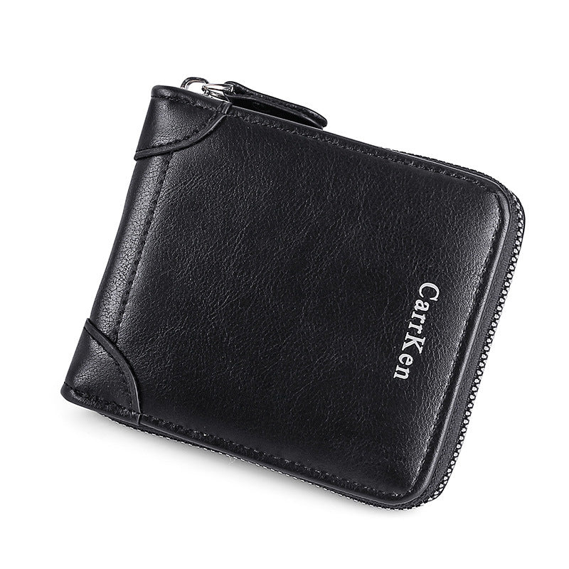 Retro Men's Horizontal Multifunctional Card Holder - WAlMYe #