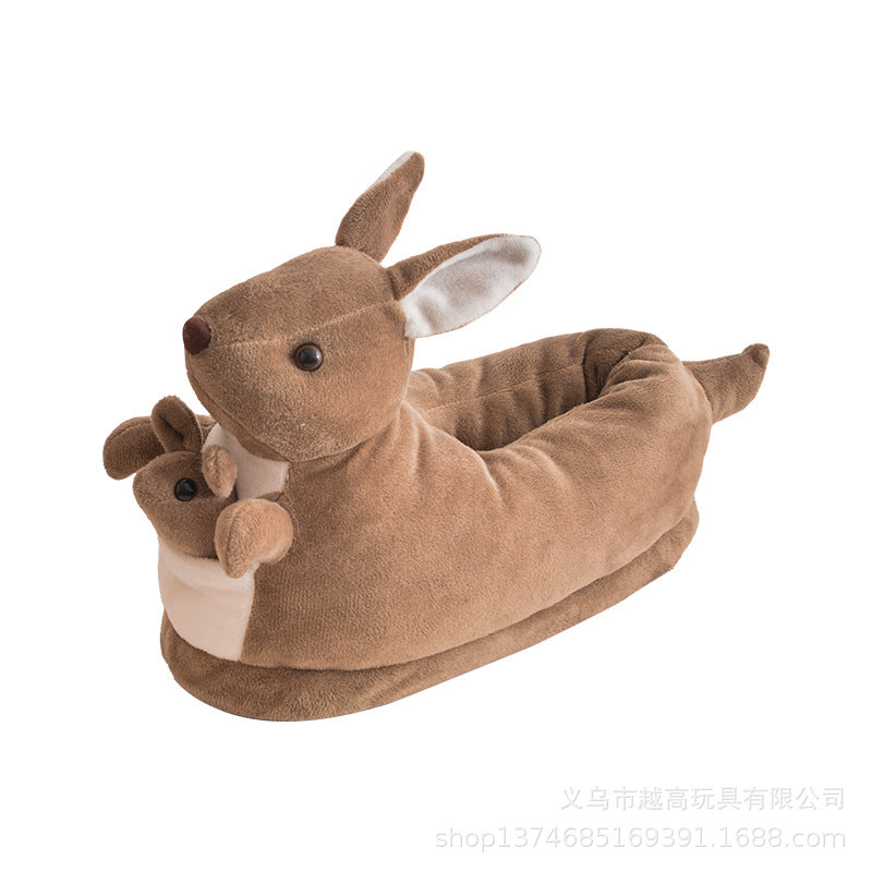 Hot Selling Triangle Dragon Plush Slippers In Europe And America - WAlMYe #