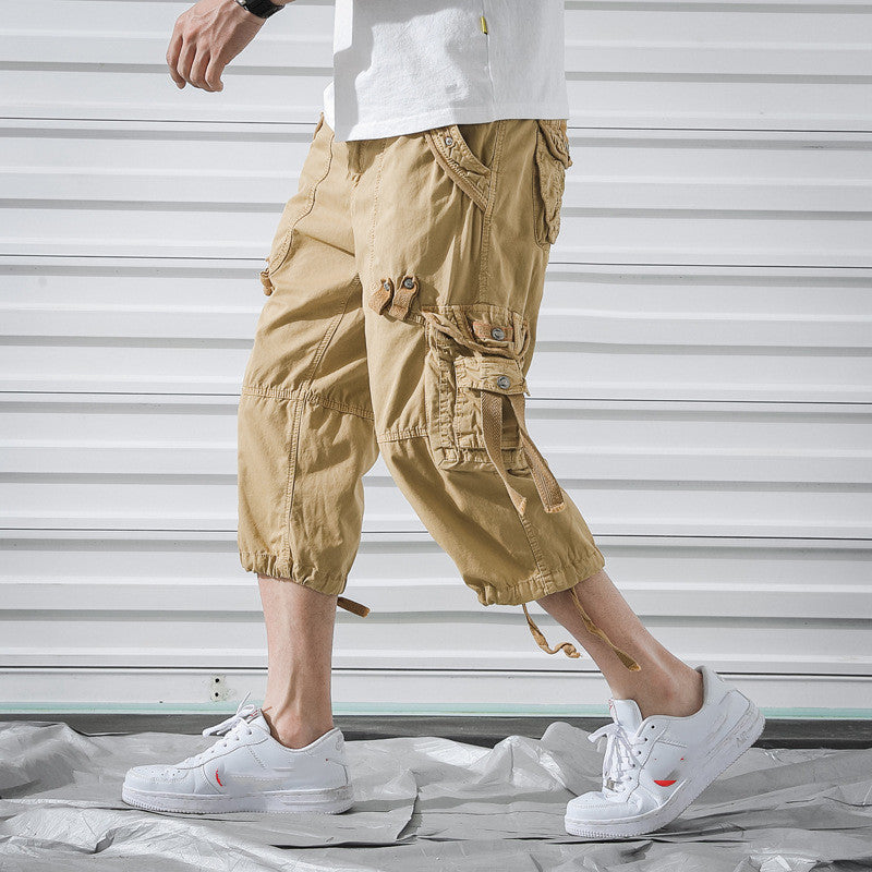 Workwear Shorts Multi-pocket Pants - WAlMYe #