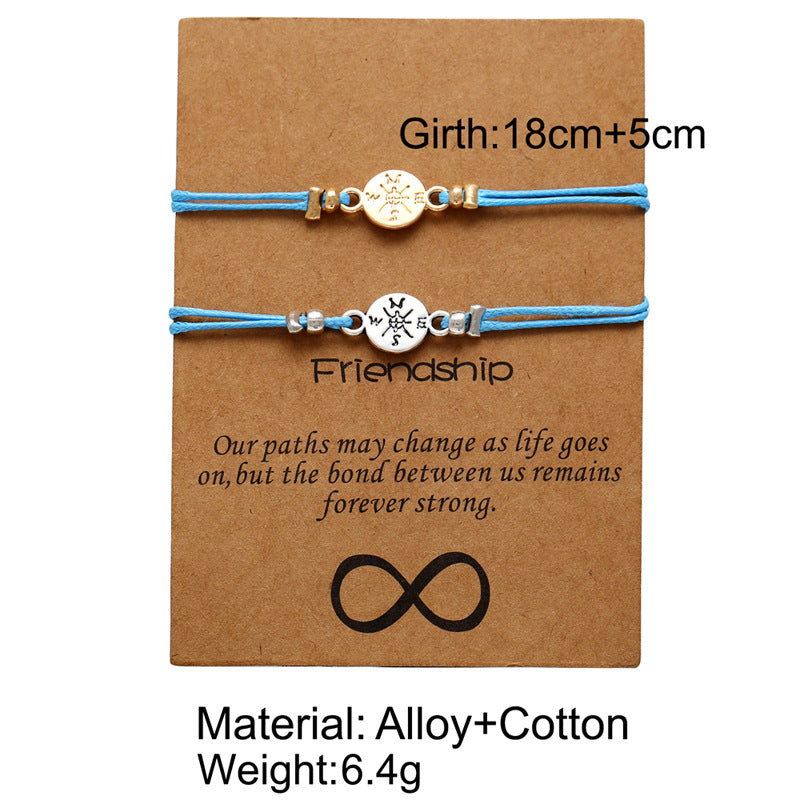 Couple Cardboard Gift Bracelet Set - WAlMYe #
