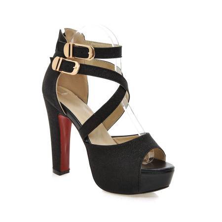 Belt buckle strap sandals - WAlMYe #