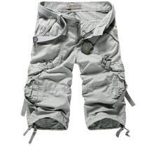 Load image into Gallery viewer, Workwear Shorts Multi-pocket Pants
