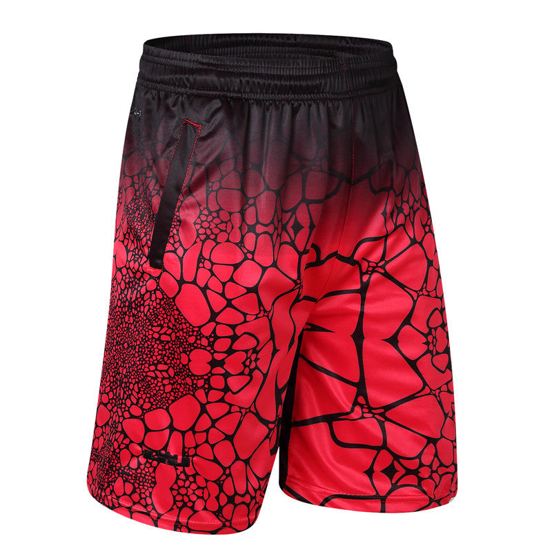Casual Hip-Hop Basketball Pants Shorts Men's Loose Plus Size Five-Point Pants - WAlMYe #