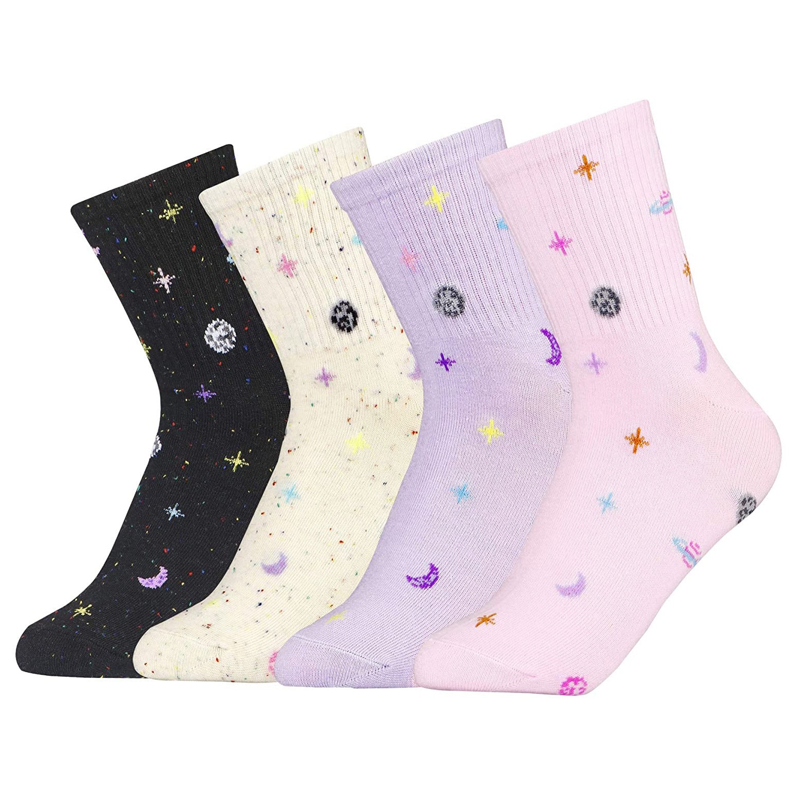 Planet Space Cartoon Women's Socks - WAlMYe #