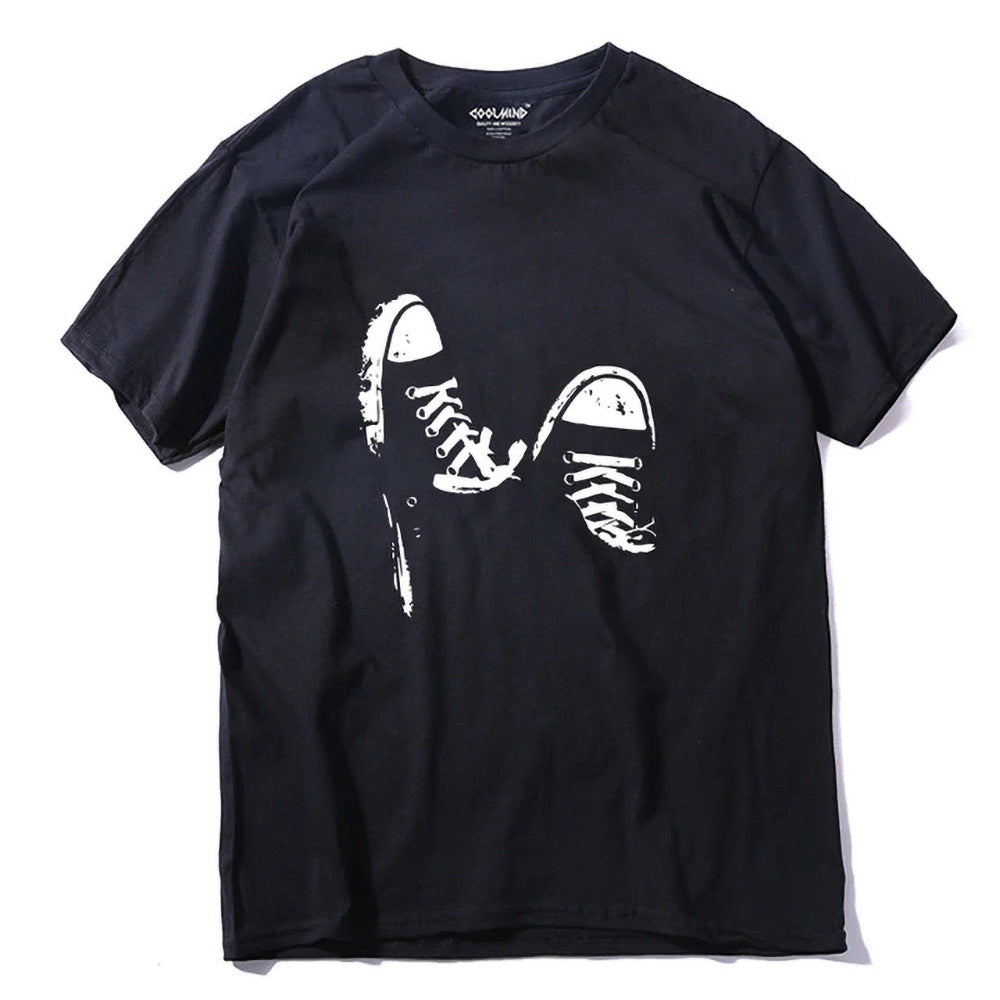 Casual short-sleeved skate T-shirt