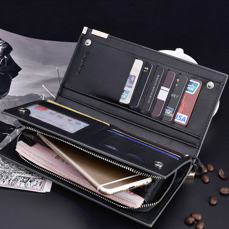 Men's Long Zipper Wallet Clutch Wholesale Clutch - WAlMYe #