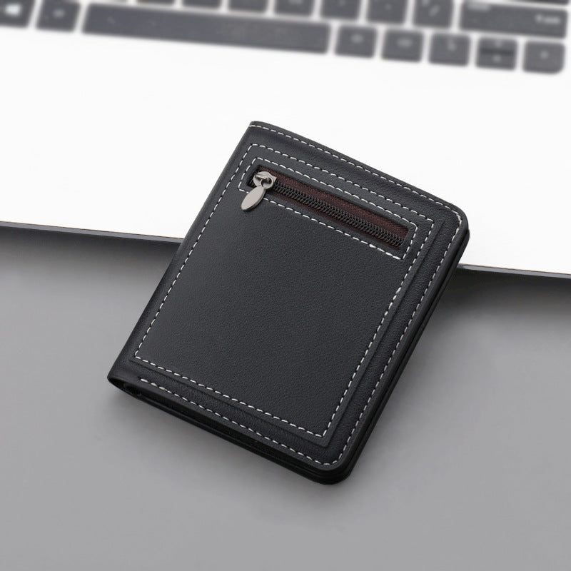 Fashion Personality Vertical Zippered Wallet For Men - WAlMYe #