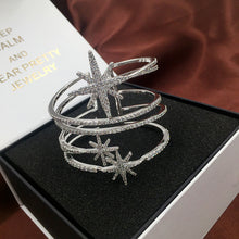 Load image into Gallery viewer, Zircon Pozi Star Bangle
